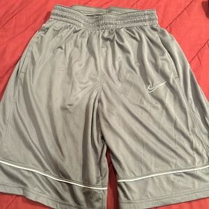Nike -Medium,  Lt Gray,  Dri-Fit, Shorts w/10” Inseam